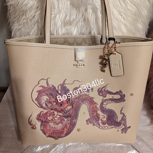 Coach Handbags - Last chance!!! Coach Year of the Dragon City Tote 🔥🔥🔥